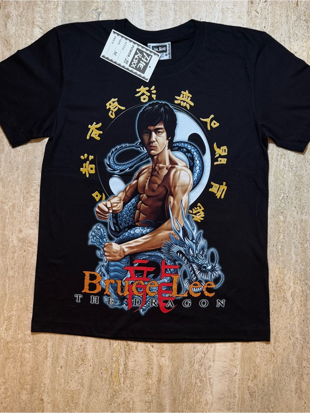 Bruce Lee Black Graphic Tee - The Dragon